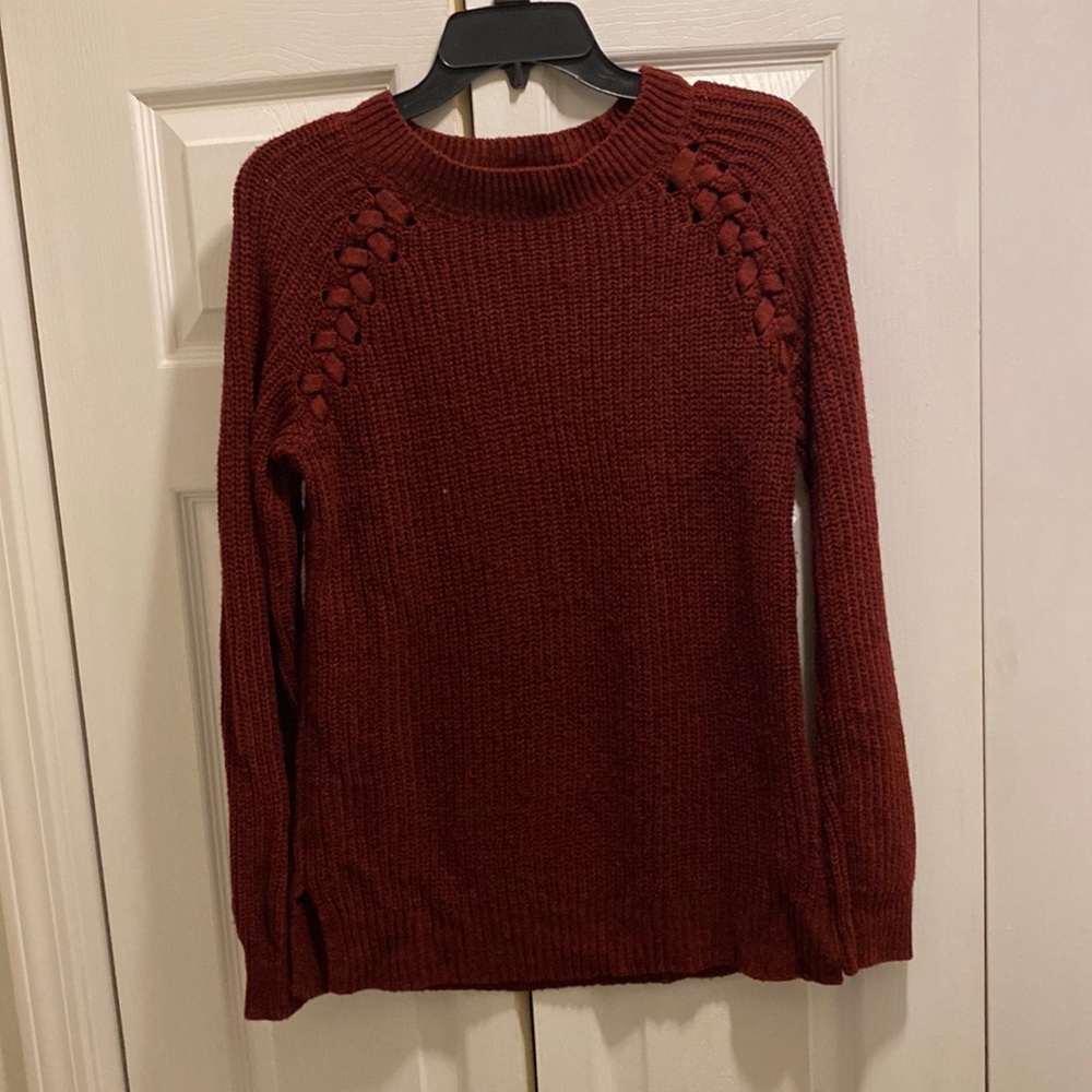 So Brand Sweater Burgundy Women's Medium
